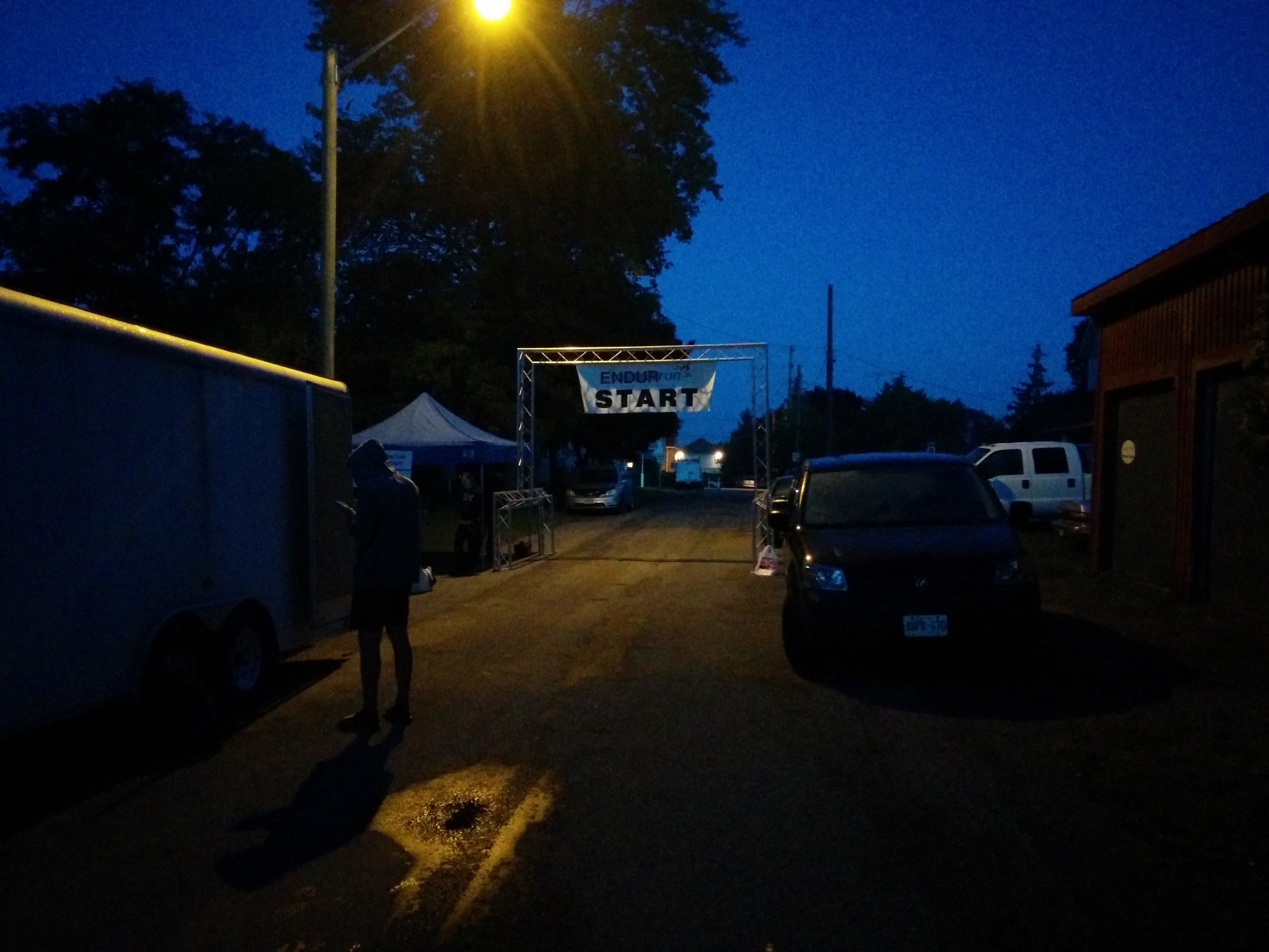 The start line at 6:30am